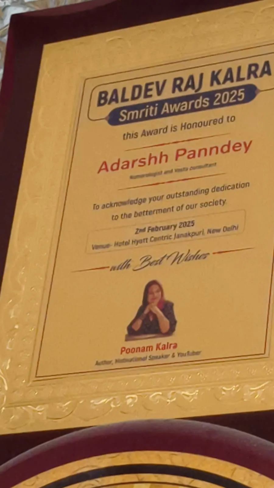 Baldev Raj Kalra Smriti Awards, 2025