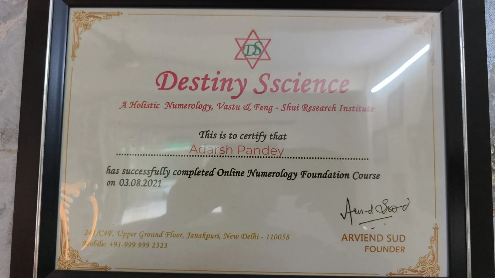 Online Numerology Foundation Course, 2021