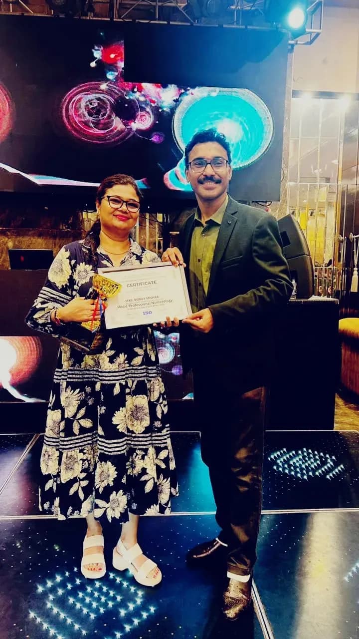Certificates photograph of Adarshh Panndey