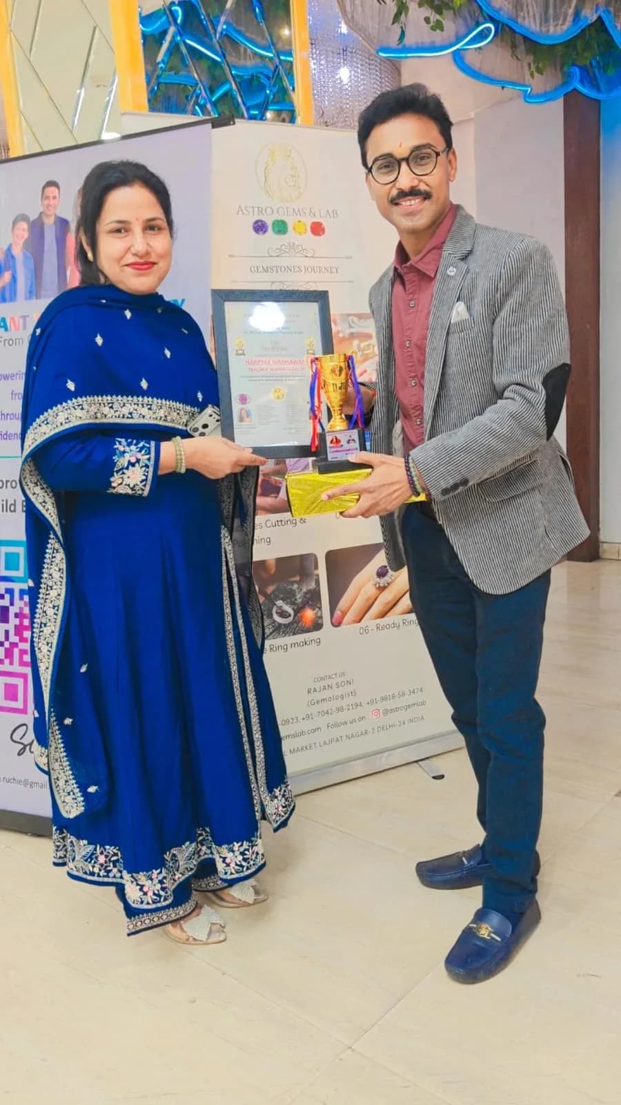With students photograph of Adarshh Panndey