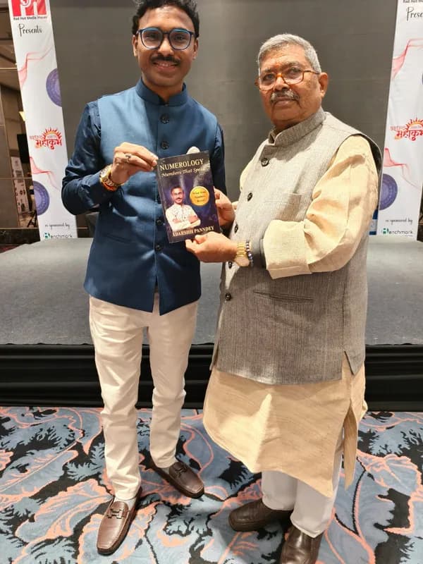 Adarshh Panndey at an event