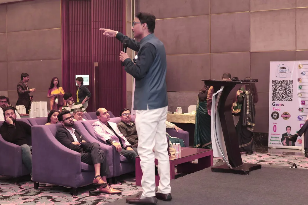 Adarshh Panndey at an event