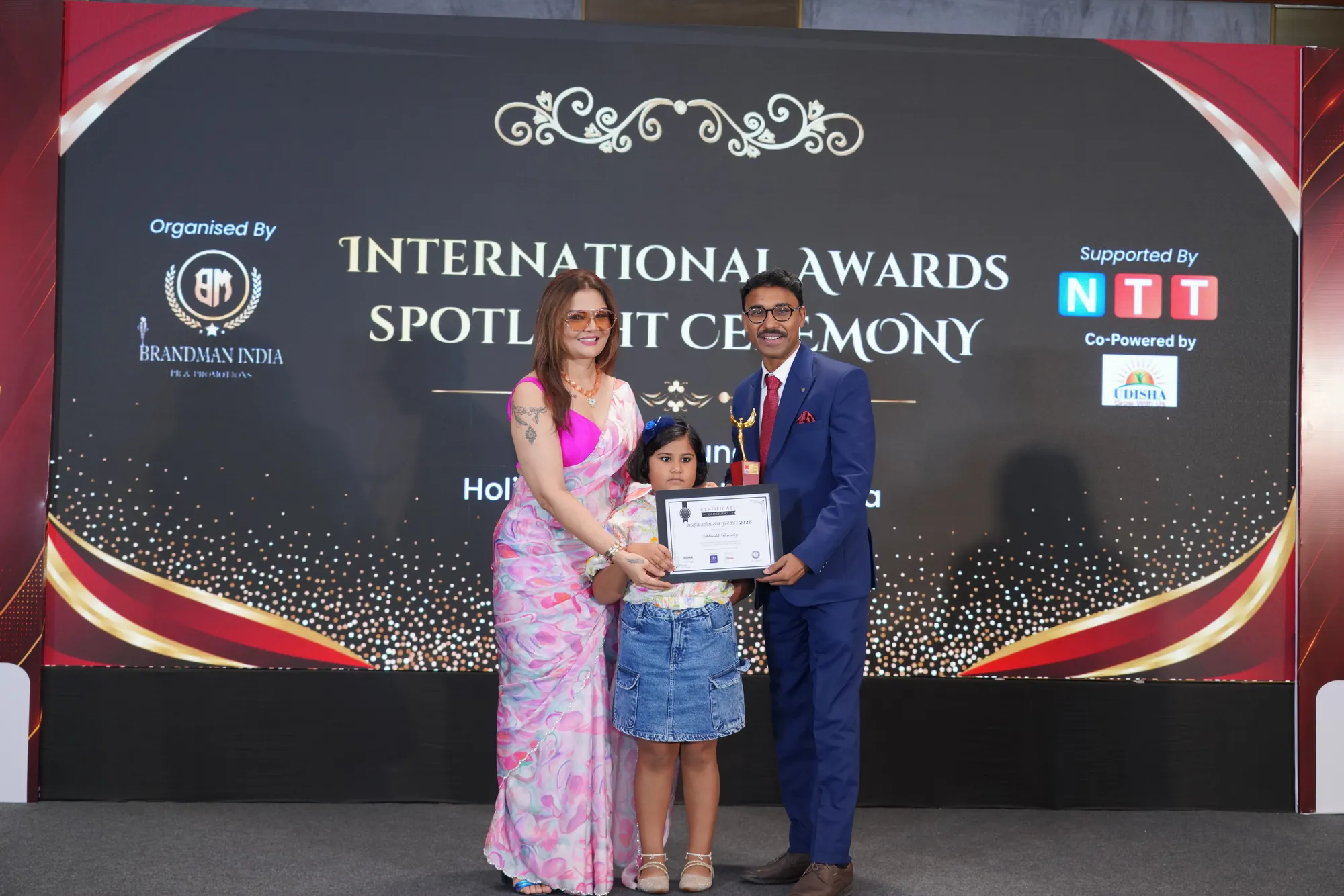 Awards photograph of Adarshh Panndey