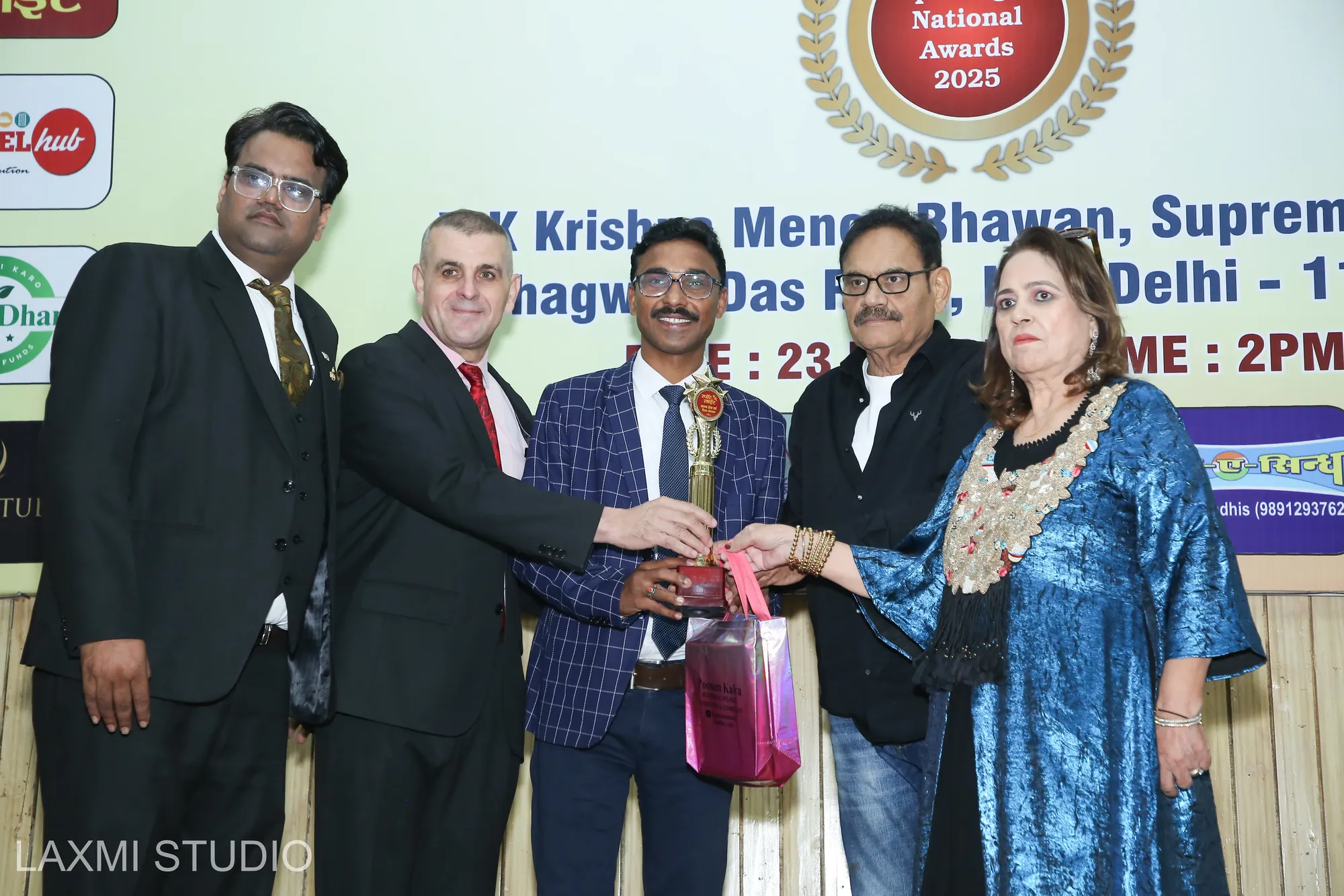 Awards photograph of Adarshh Panndey